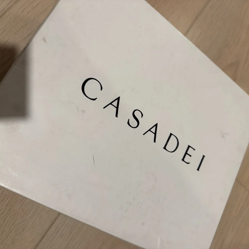 Casadei Metallic Gold Platform Heels - Picture 11 of 11